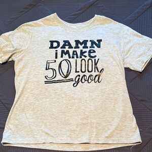 Gray Graphic Short Sleeve Tee